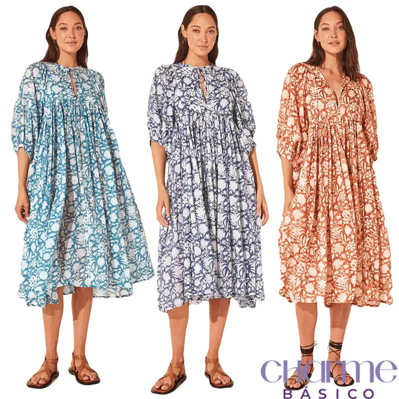 🌸🌼 Bem-vinda à coleção mais fresca e encantadora da estação: o Vestido Clara da Coleção Primavera/Verão 2023! 🌼🌸