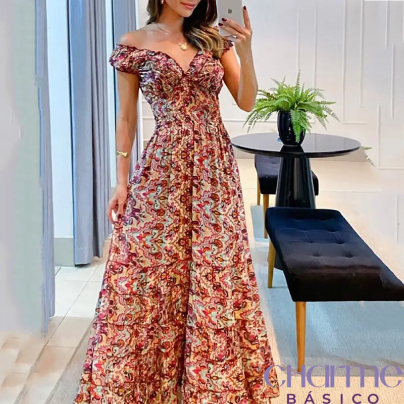 🌺 "Transforme Qualquer Ocasião em um Momento Inesquecível com o Vestido Katrina!" 🌺