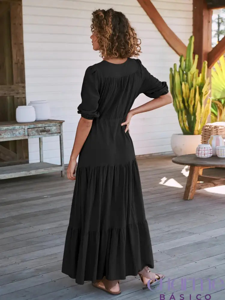 Vestido Lívia: O modelo perfeito para arrasar em qualquer ocasião!