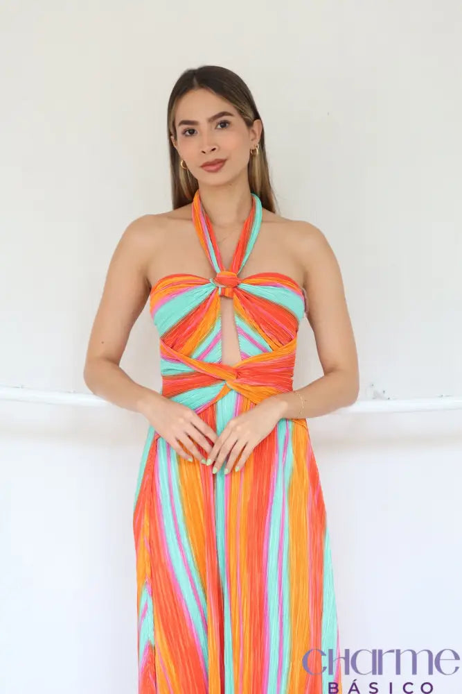 🌟 Vestido Marina: Cores Vibrantes e Elegância para Qualquer Ocasião! 🌟